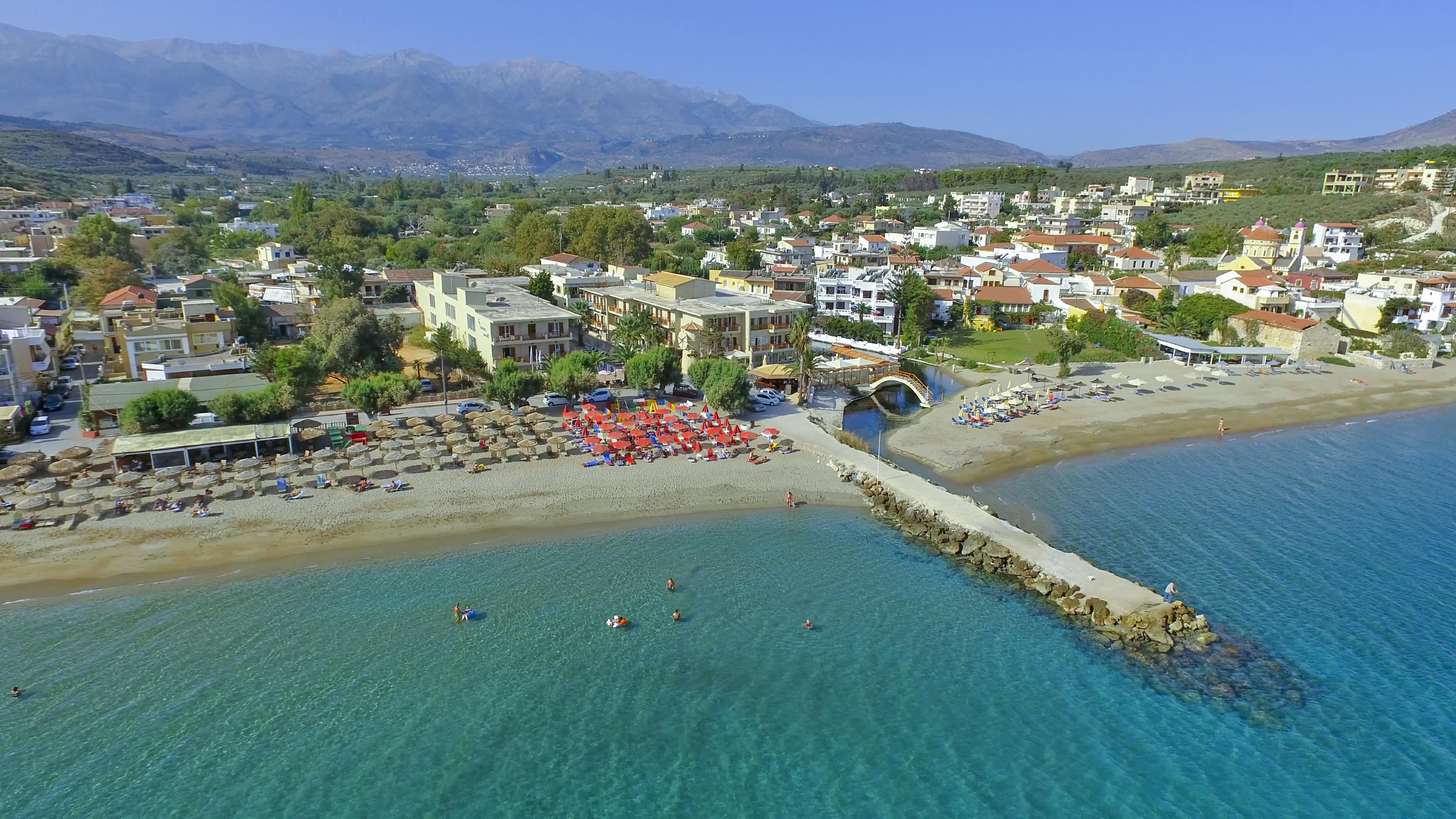 Kalyves Beach Hotel Esterno foto