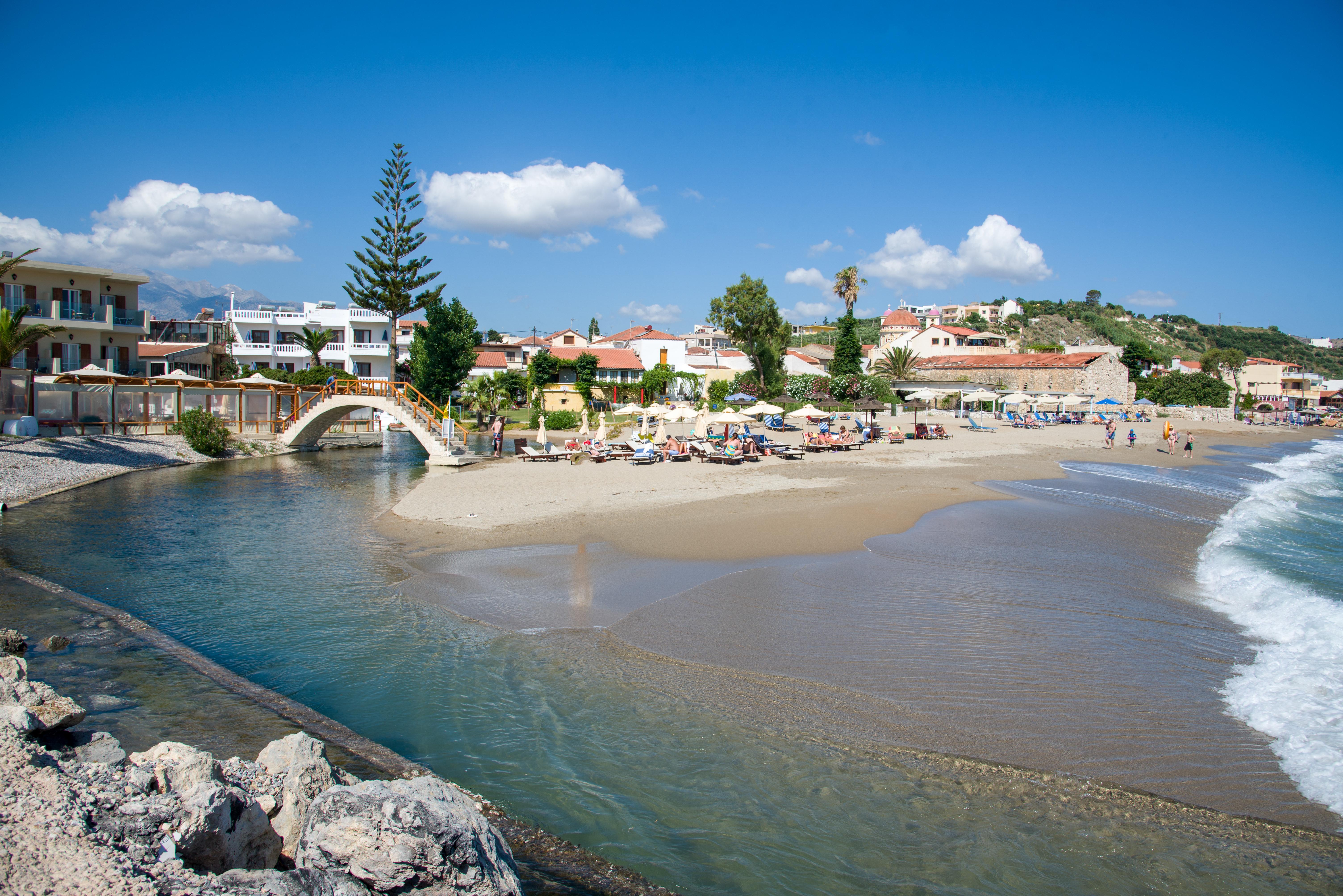 Kalyves Beach Hotel Esterno foto
