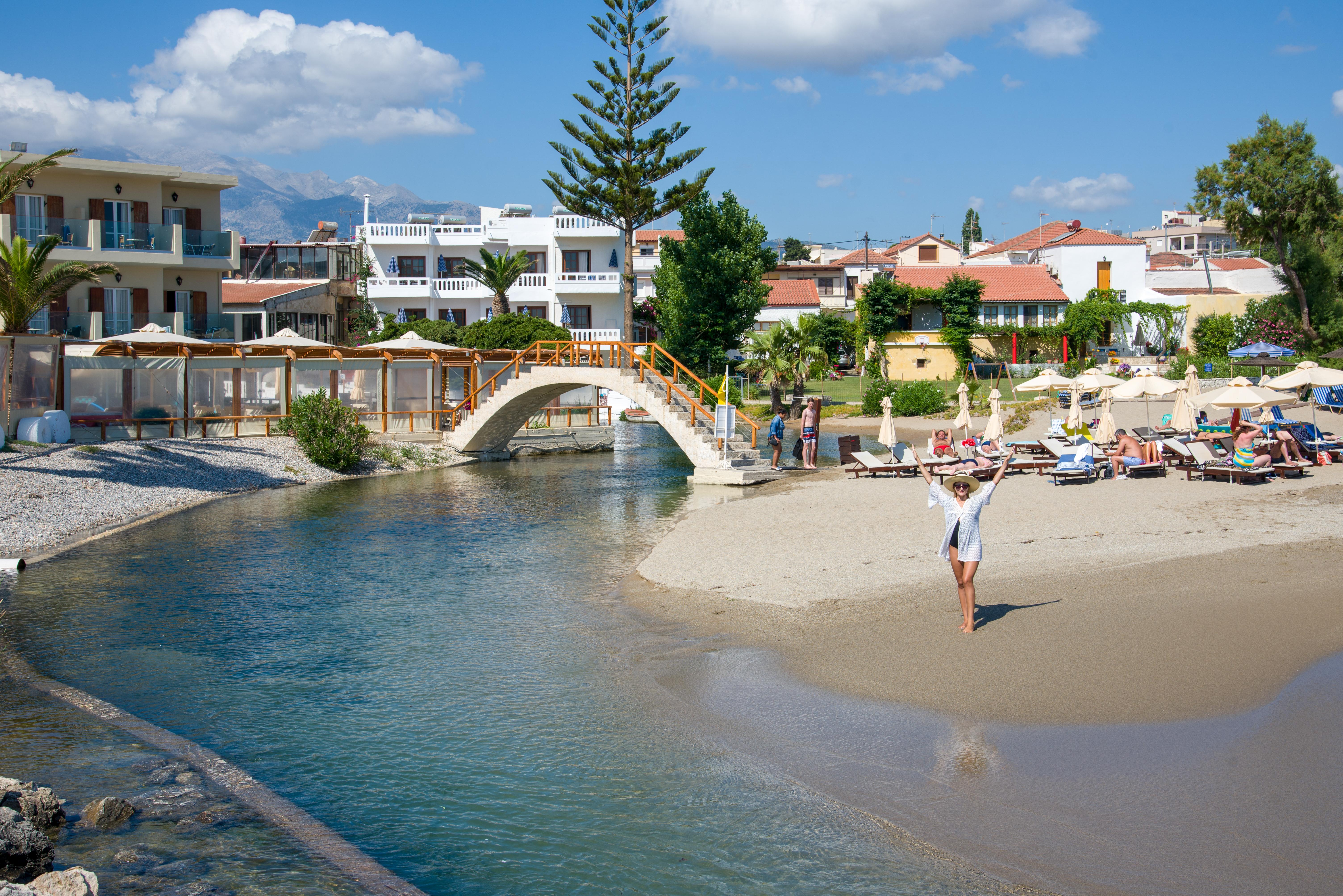 Kalyves Beach Hotel Esterno foto